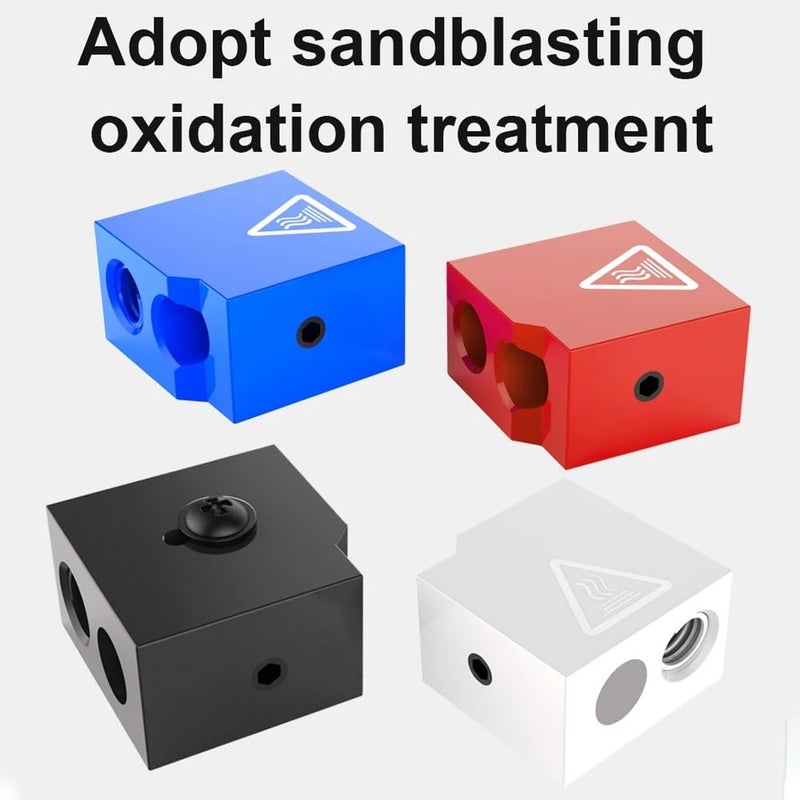 Blue Aluminium 4pcs Volcano V2 Heated Block For E3D V6 Hotend Extruder 3D Printer Parts - Image 3